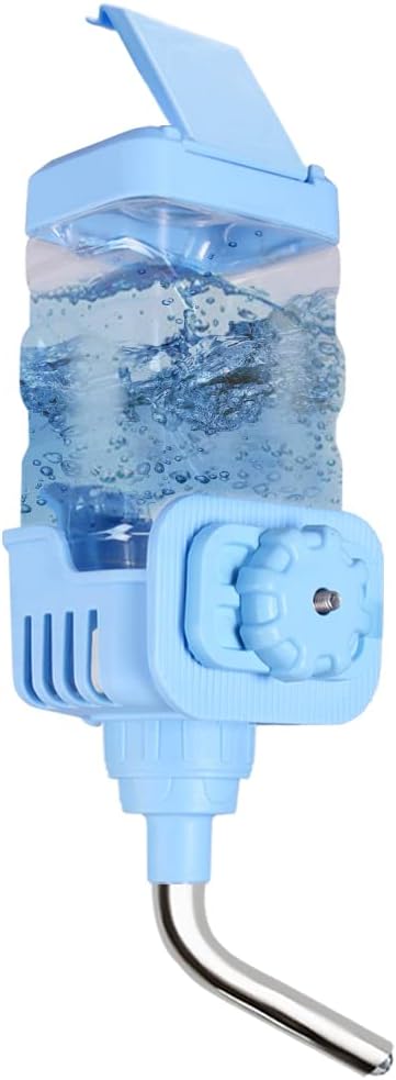 Vannon Small Animal Water Dispenser for Cage, 30oz Auto Feeding Crate Water Bottle for Rabbit, Chinchilla, Ferret, Guinea Pig, Squirrel, Hedgehog, Pet Nozzle Diameter: 10mm, BPA Free, Pink - Image 11