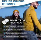 BloomLab foot care accessories for relieving ball of foot pressure and calluses