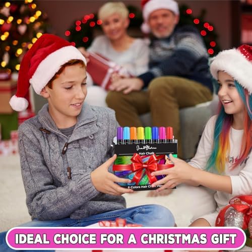 Jim and Gloria hair chalk kit inside the gift box