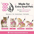 Meow and Woof 3 pack sugar glider harness packaging and components