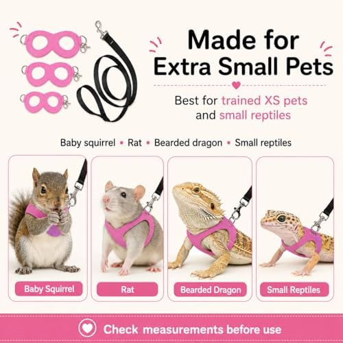 Meow and Woof 3 pack sugar glider harness packaging and components