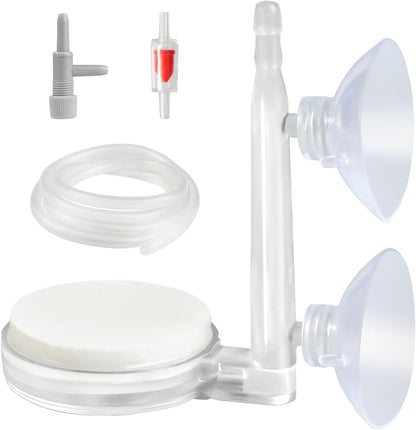 AQUANEAT nano bubble stone kit with check valve and flow control valve