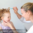 Six piece pack of professional lice and dandruff combs