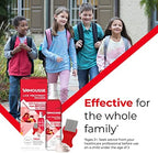 Vamousse lice treatment ingredients and clinical claims back view