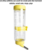 Depets leak proof pet water bottle mounted on wire cage