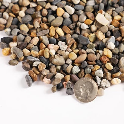 Close up of 1/8 to 3/8 inch coarse silica sand texture
