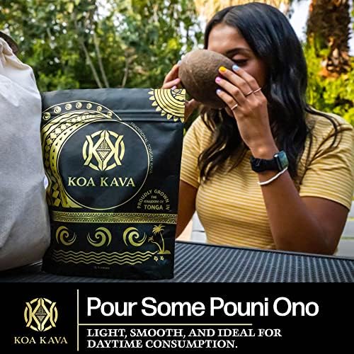 Koa Kava 100 percent noble root powder packaging details