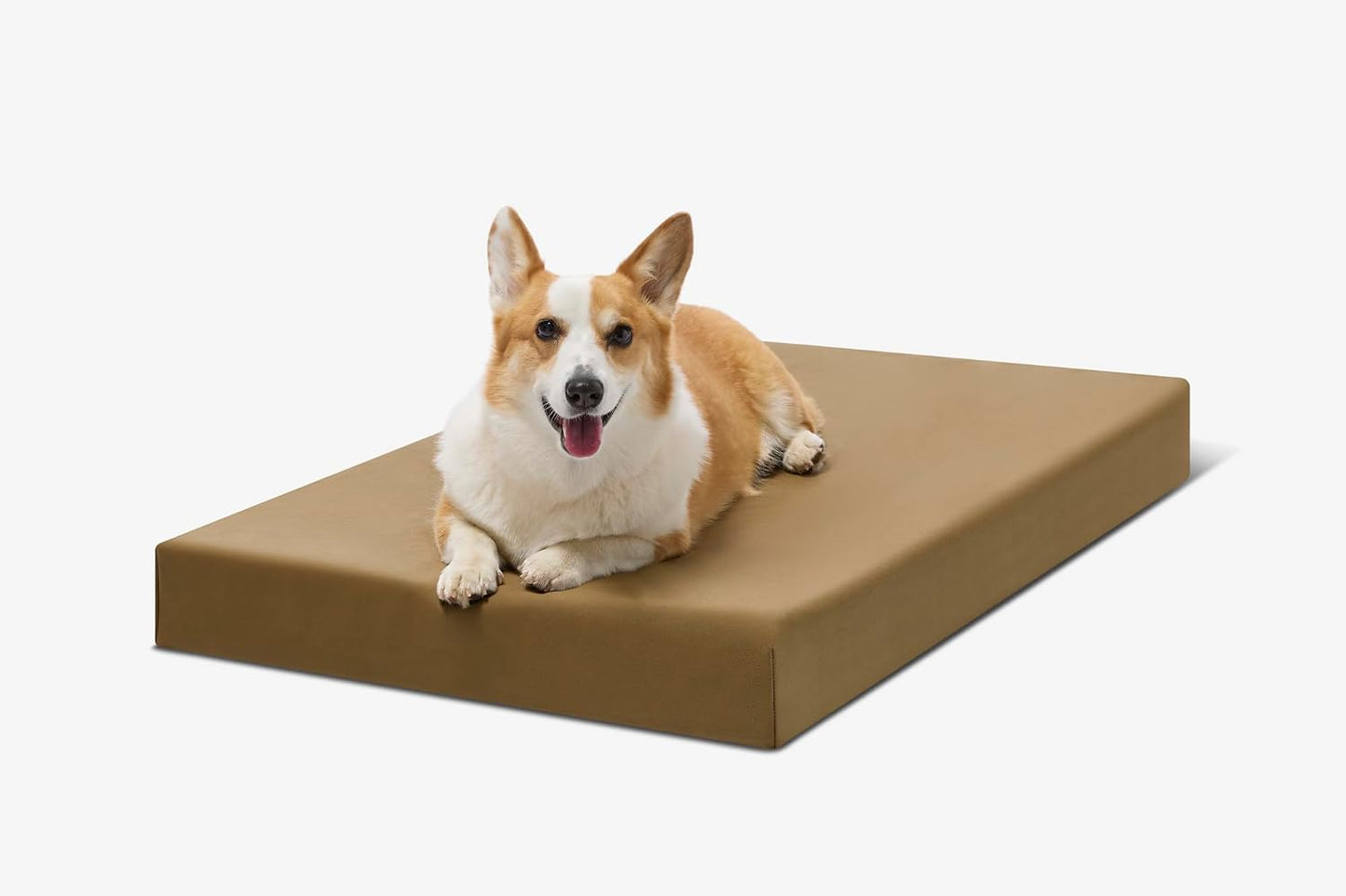 Big Barker orthopedic large dog crate bed top view