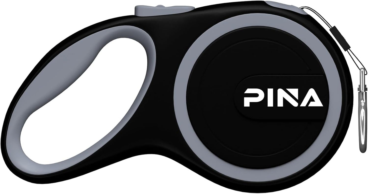 PINA Retractable Dog Leash, 26ft Dog Leash for Small Medium Large Dogs Up to 110lbs, 360 degrees Tangle-Free Strong Reflective Nylon Tape, with Anti-Slip Handle, One-Handed Brake, Lock - 2PACK - Image 9