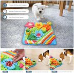 Small dog eating from Ankilo Snuffle Mat