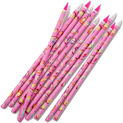 Jinjinanv 10 pieces nail dotting rhinestone picker wax pencil set