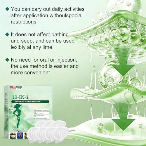 Infographic showing the nano microneedle technology and absorption process of active botanical extracts