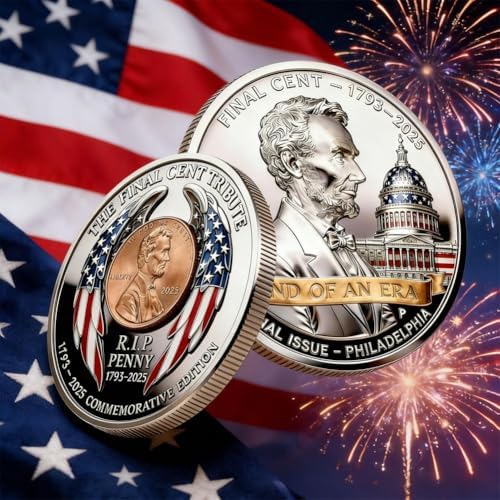 Cslica American history souvenir coin packaging presentation for collectors