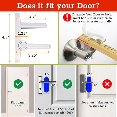 Adult using one hand to open Wappa Baby door lock