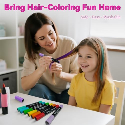 iCrayon temporary hair color pens showing application tip