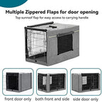 Detachable back panel view of Petsfit thirty inch dog crate cover.