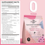 Orinthalixium Liposomal Glutathione Gummies supplement facts and ingredient breakdown label