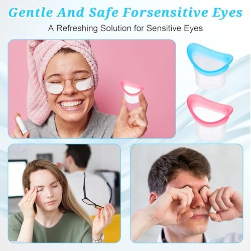 Travel-friendly eye wash station kit for quick relief from dry and irritated eyes.