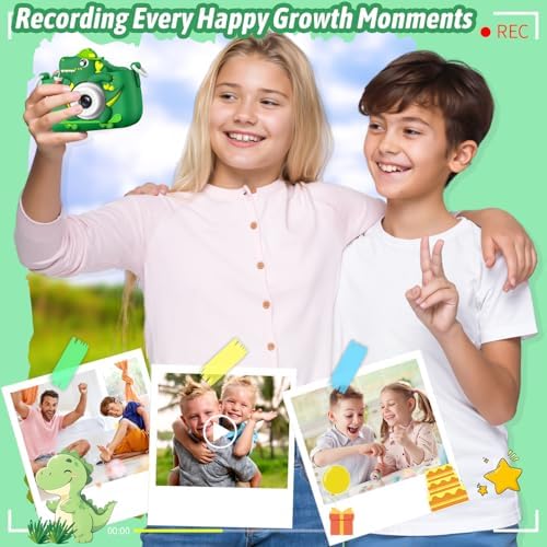 Dwfit imported kids video camera inside retail packaging with USB charging cable