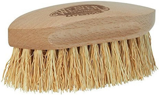Weaver Livestock Rice Root Brush front view premium animal grooming tool