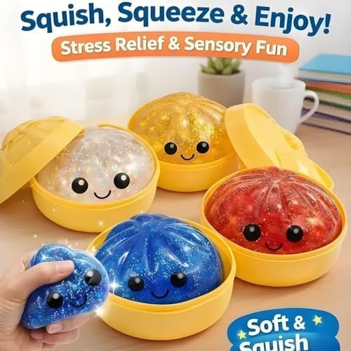 Wartleves dumpling sensory toy displayed on office desk