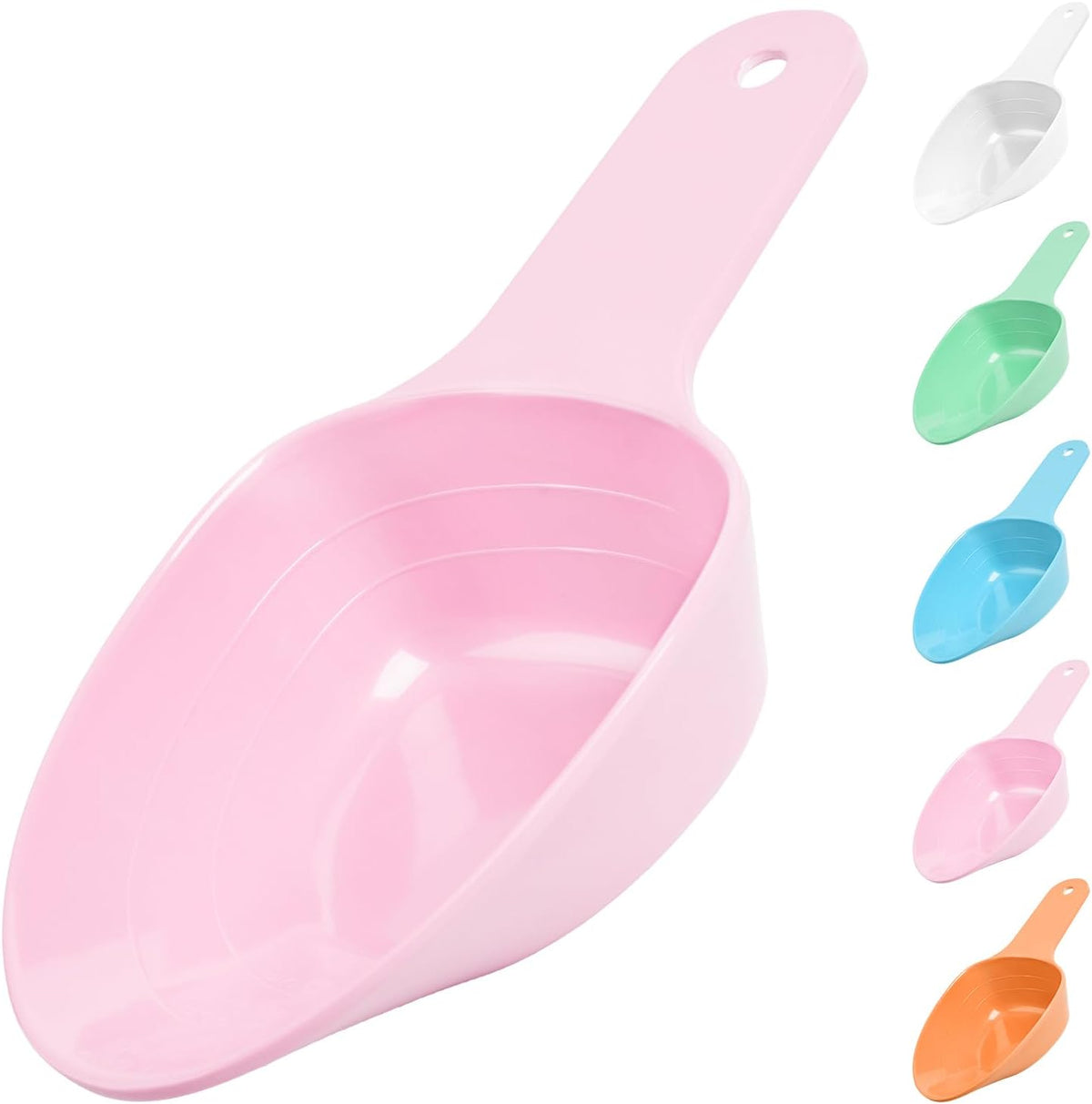 Dog Food Scoop-Melamine Pet Food Measuring Cup - 1 Cup 1/2 Cup 1/4 Cup Dog Cat Bird and Rabbit Food Feeding Scoop Dishwasher Safe - Orange - Image 11
