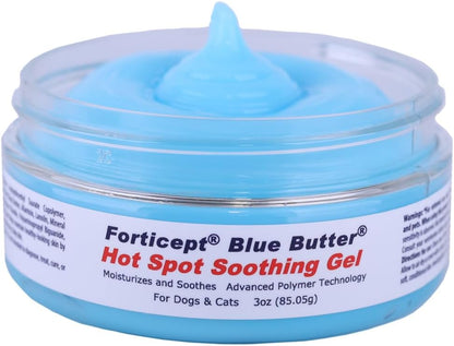 Forticept Blue Butter polymer technology protective barrier visual demo