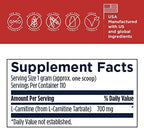 Designs For Health Carnitine Tartrate Powder texture and scoop