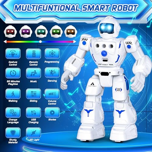 Bazolota smart robot showing gesture sensing capabilities