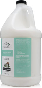 Bulk 1 Gallon bottle of coconut milk fragrance undercoat control conditioner for heavy shedding dogs
