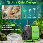 FREESEA eight hundred GPH water pump packaging box showing the complete accessories kit.