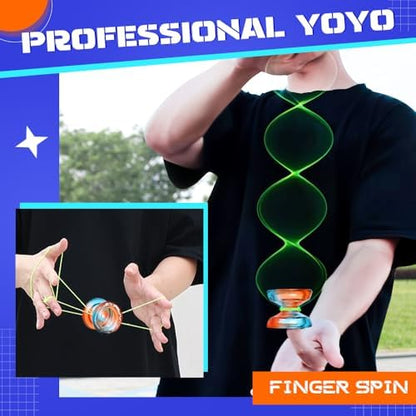 Wabesmanis AOE yoyo inside protective mesh storage case