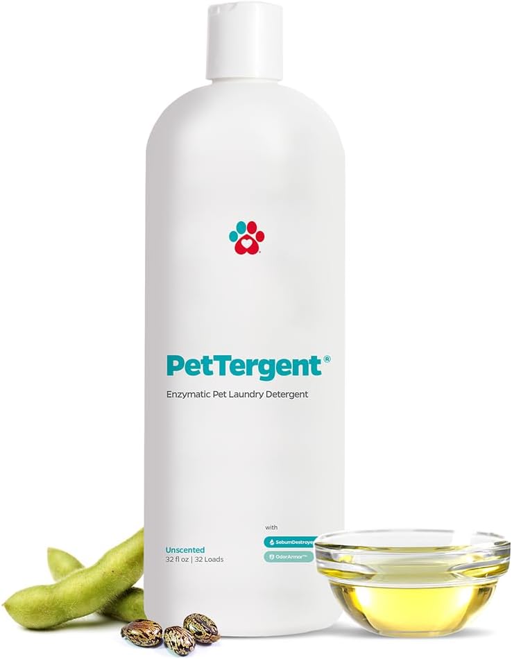 Pet Parents(R) PetTergent(R), Enzymatic Pet Laundry Detergent, 32 oz 32 Loads Pet Stain Remover & Pet Odor Eliminator, Laundry Detergent for Pets (Calming, 32 oz) - Image 11