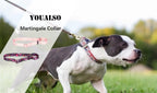 YOUALSO soft nylon dog collar pink daisy medium size dimensions graphic