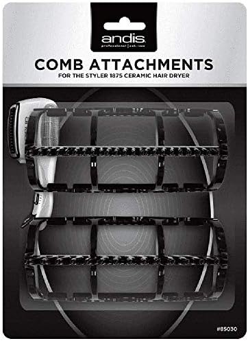 Andis 85030 wide and fine tooth hair dryer attachments