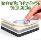 Easy installation process for baby furniture corner edge guards