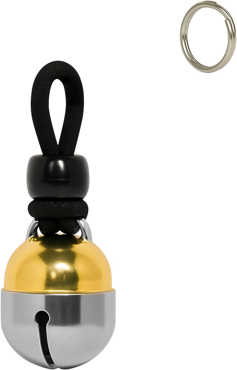 Noble Bells premium heavy duty pet safety bell displayed from a side perspective.