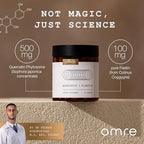Omre Quercetin Phytosome and Fisetin capsules ingredient label