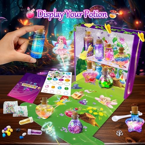 Ingredients and tools included in the Jopsheen craft set