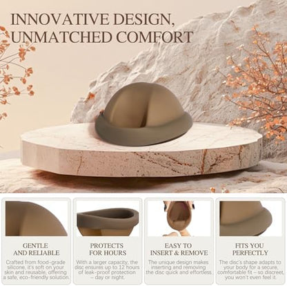YTYOMUR period disc set with eco-friendly packaging for sustainable hygiene.