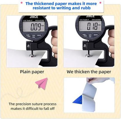 Detailed view of internal blank pages for kids journaling