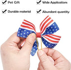 Collection of Independence Day themed grooming accessories for pets