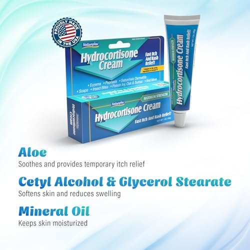 Natureplex 1 ounce tube of topical hydrocortisone for mosquito bites.