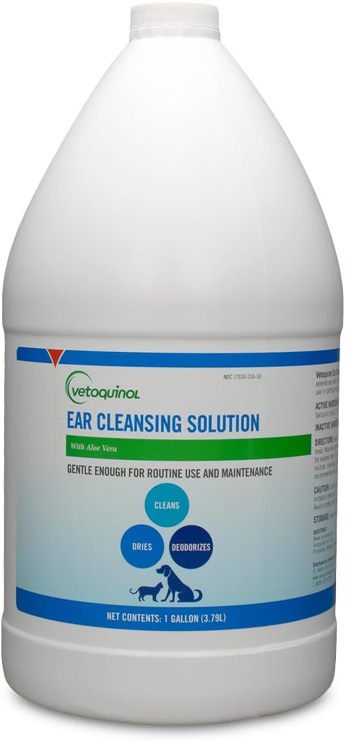Vetoquinol Ear Cleansing Solution - Gentle Cleaner to Remove Dirt & Debris - Easy-to-Use Drops for Cats & Dogs - Support Clean and Fresh-Smelling Ears - Ideal for Routine Pet Hygiene - 8 Ounces - Image 10