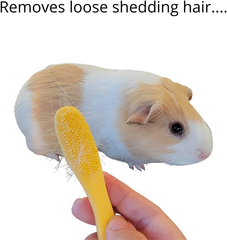 HuggleBrush food grade silicone bristles for rabbit hair removal