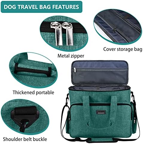BAGLHER pet tote organiser showing interior divider and mesh pockets