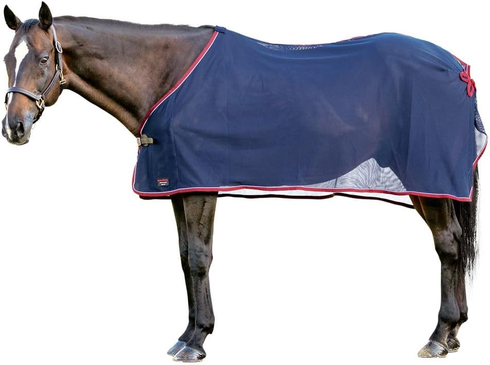 Schneiders ringside cooling horse sheet showcasing the premium ventilation fabric weave.