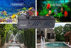 Packaging and accessories included with the authentic MQ submersible water pump set.