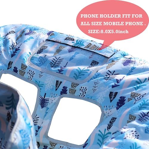 XiOiOiX toddler seat cover folded inside its compact built-in travel storage bag