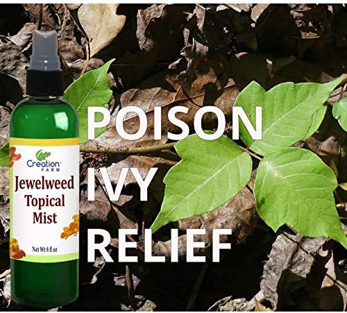 Creation Farm botanical itchy skin relief mist packaging details and ingredients
